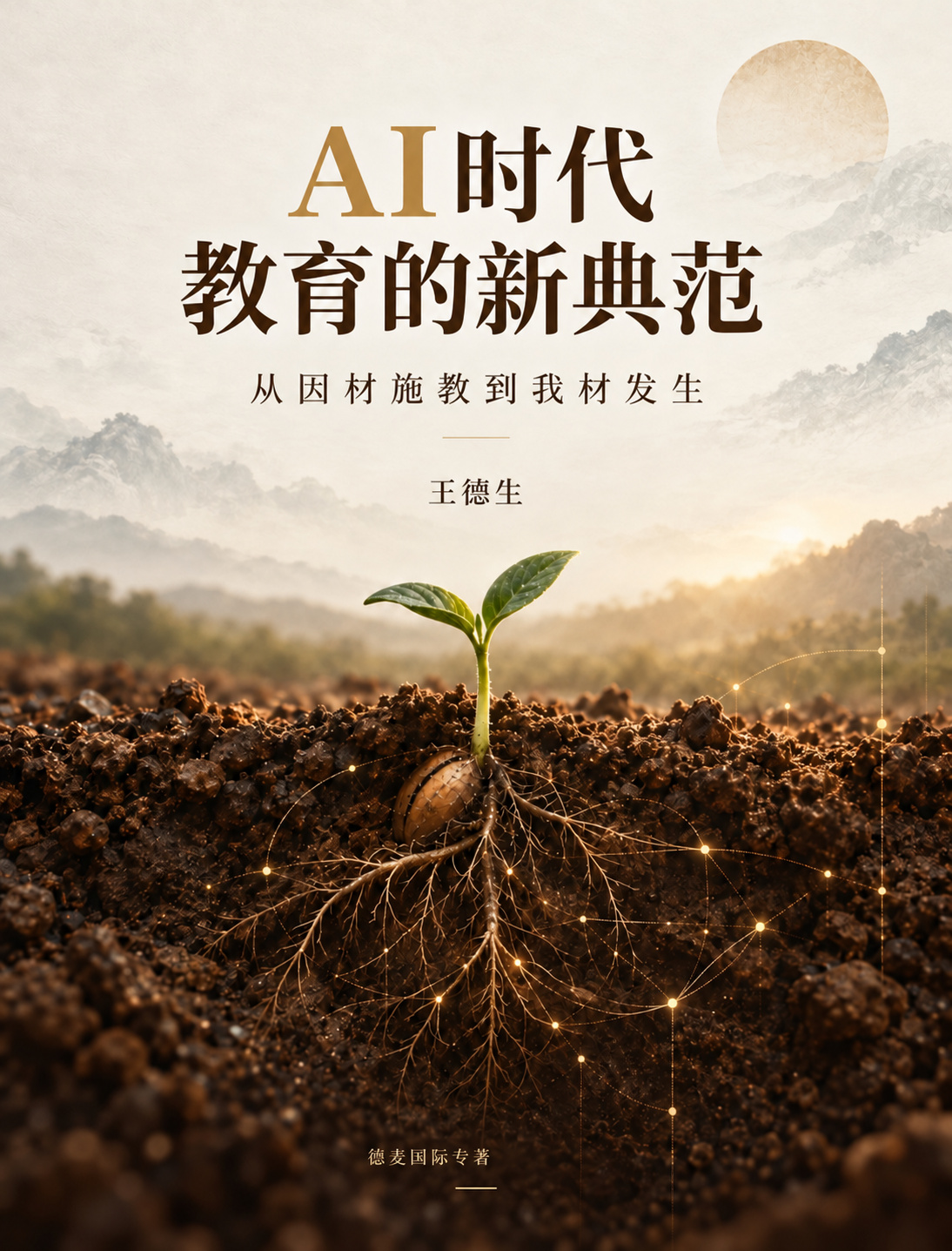 《AI时代教育的新典范:从因材施教到我材发生》封面