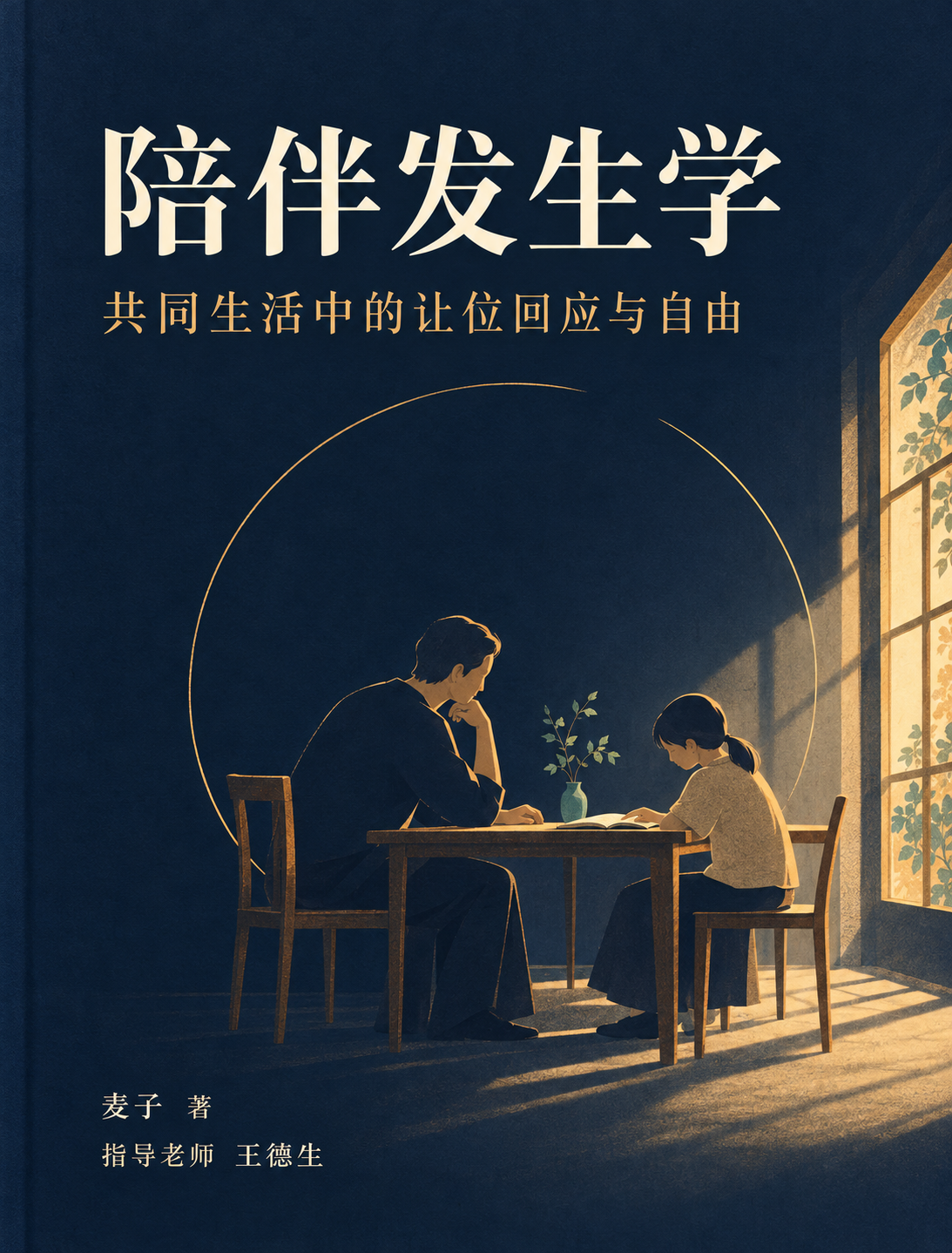 陪伴发生学封面,麦子著,王德生指导