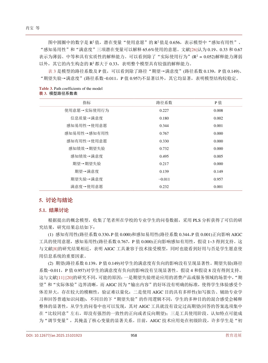 《信息类专业学生应用AIGC技术模型的构建与实证研究》原刊第9页