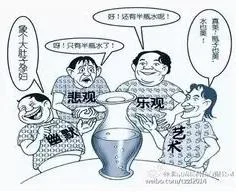 从不同视角看半瓶水